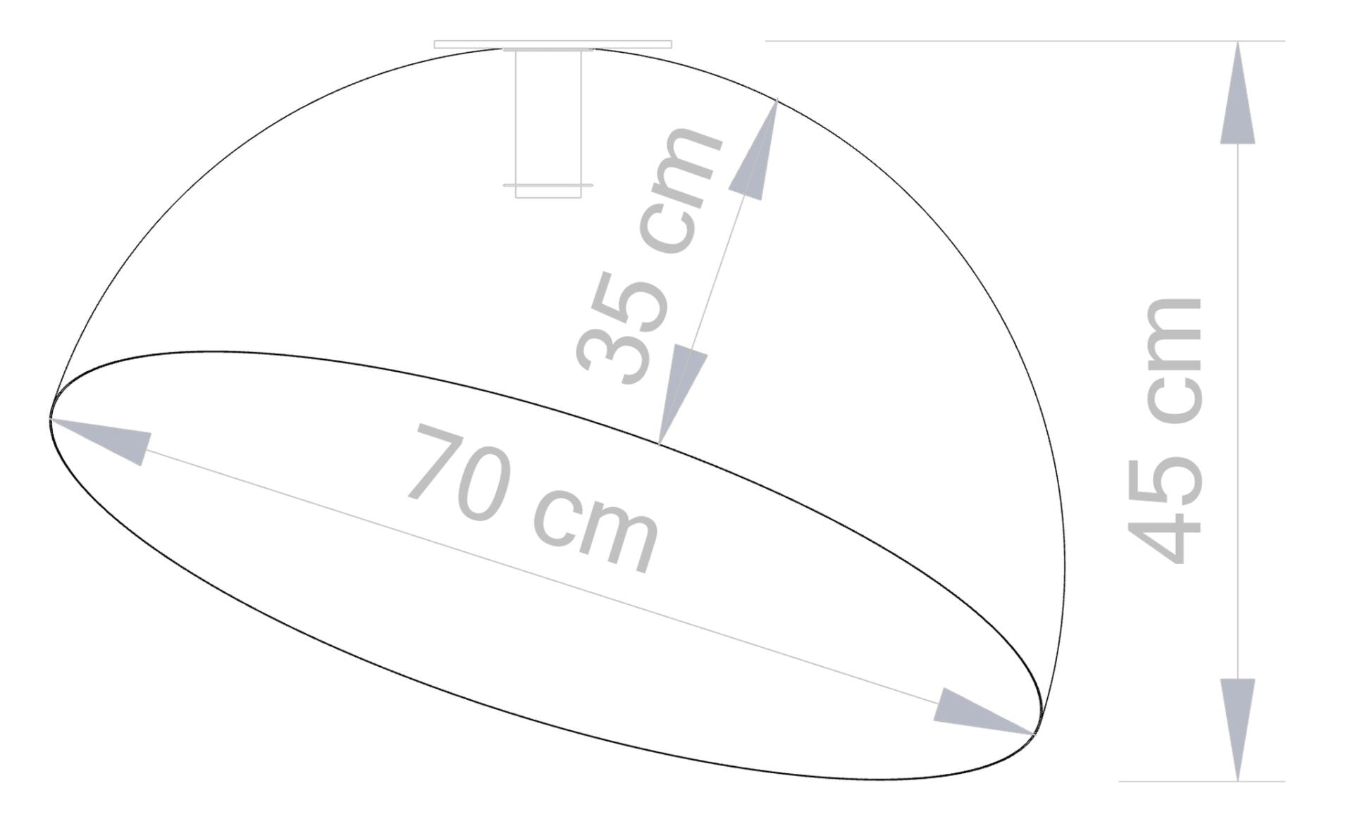 Plafoniera CHRISTA WHITE/GOLD