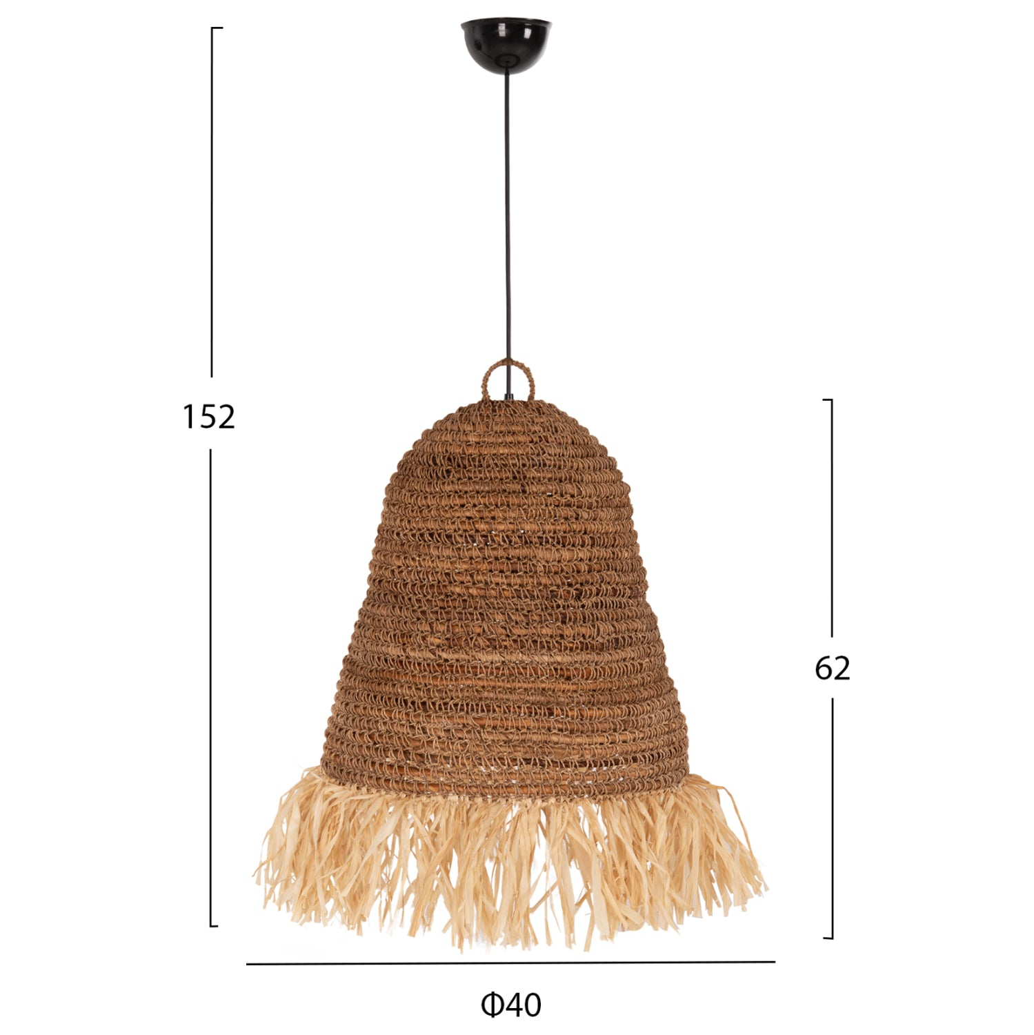 Abajur DORIO NATURAL FIBERS