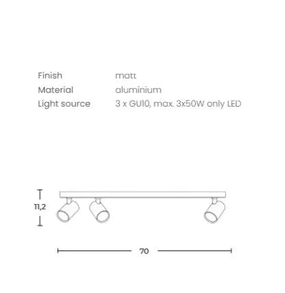 Plafoniera EXO 70cm BEIGE