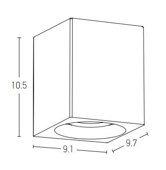Aplica de perete PILARS 4W