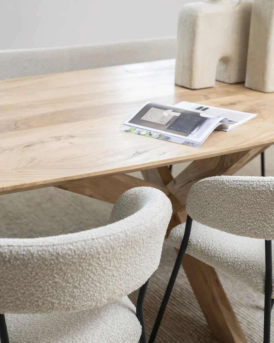 Masa ELDA NATURAL 200/240/280 x 100 CM