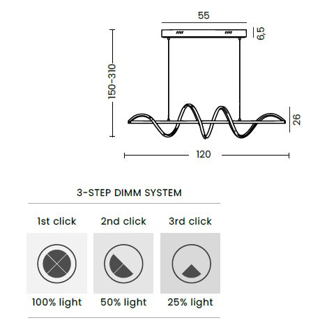 Lampa suspendata GALVEN