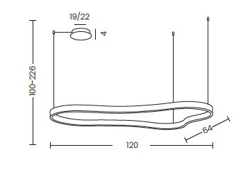 Lampa suspendata GALIAN 120