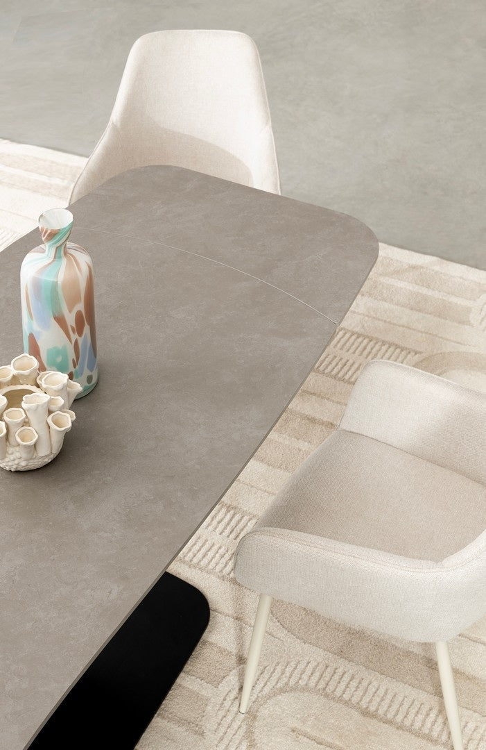 Masa extensibila GLENE BLACK/GREY 140(200) x 80 CM