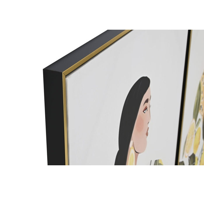 Set 2 tablouri GLOVES LIME 82 x 122 CM