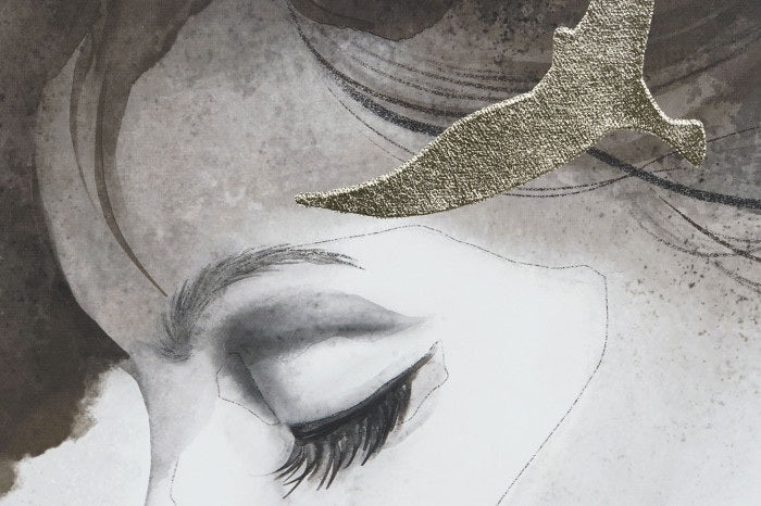 Set 2 tablouri HALO GIRL 100 CM