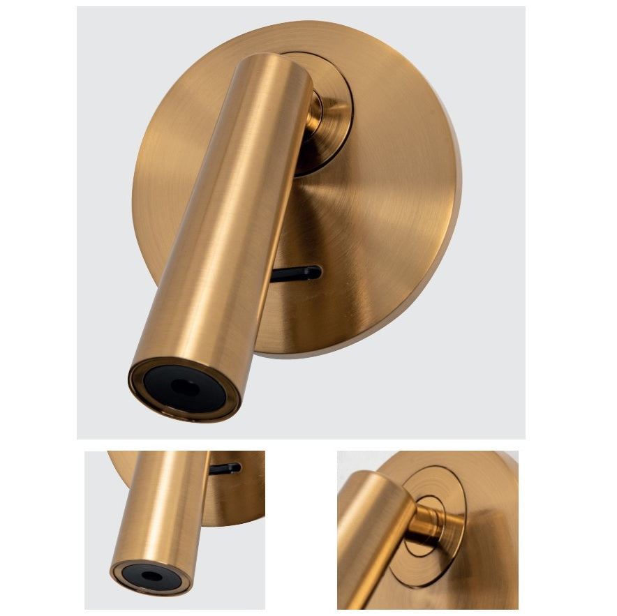 Aplica de perete HERAS BRUSHED BRASS