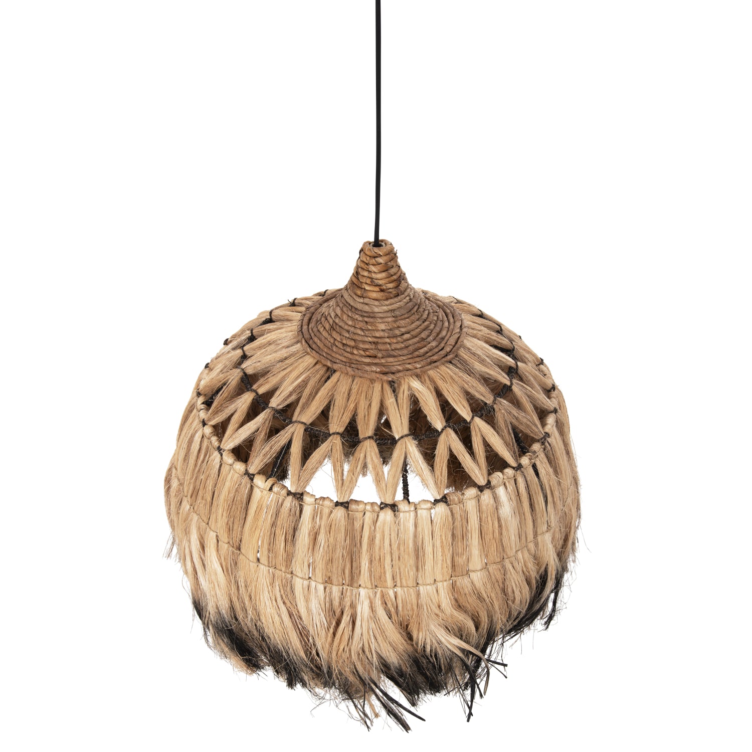 Lampa suspendata IATIS ABACA BLACK
