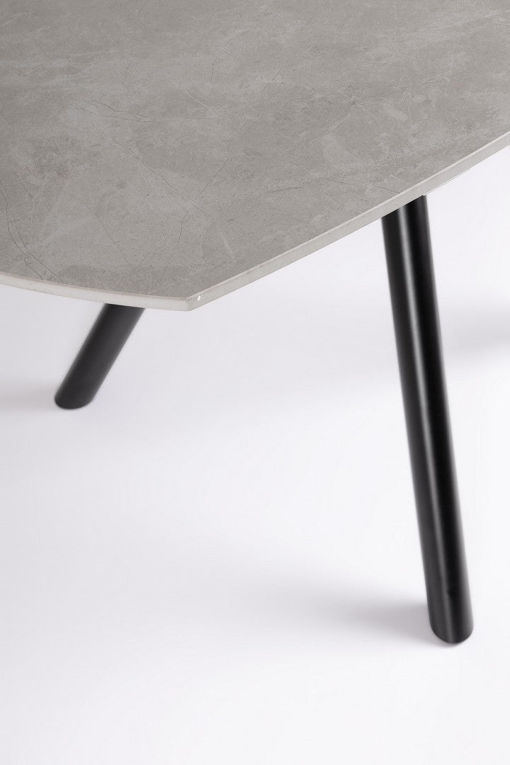 Masa extensibila ILMA BLACK/GREY 87(135) x 87 CM