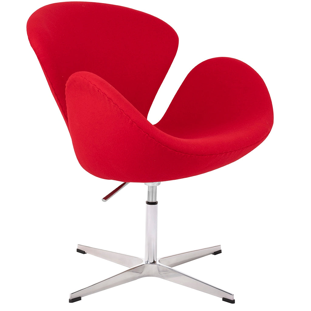 Fotoliu rotativ SWAN RED