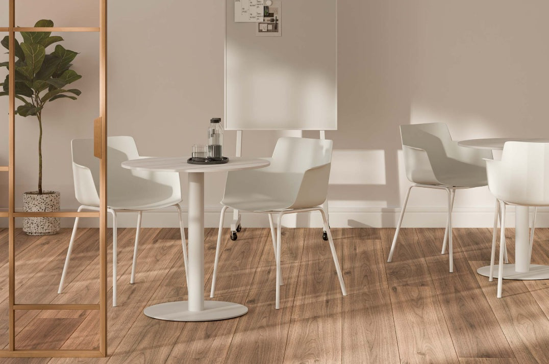 Masa LAYRA WHITE LEG Ø70 CM