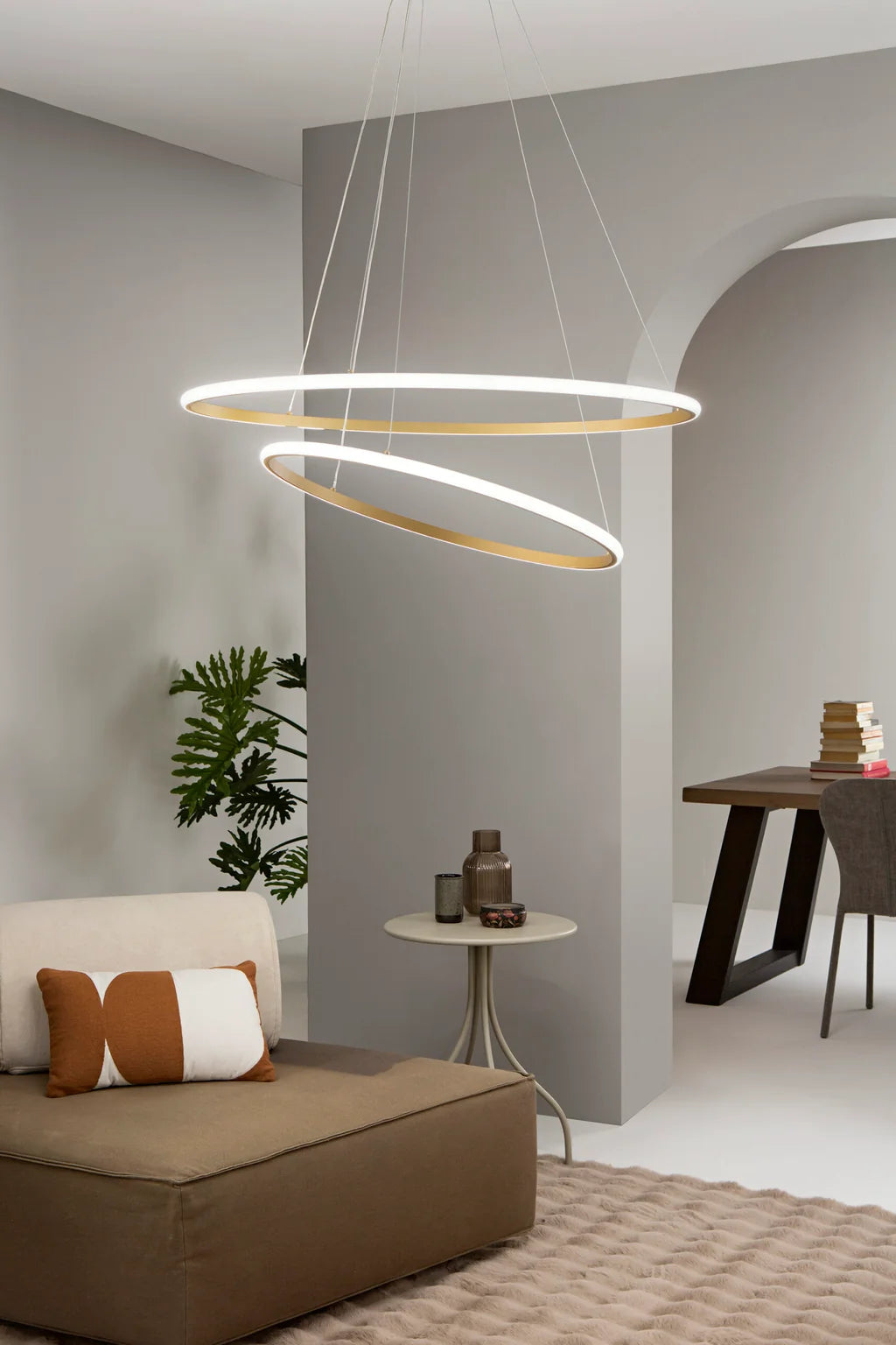 Lampa suspendata AXIS DOUBLE Ø60/80 CM