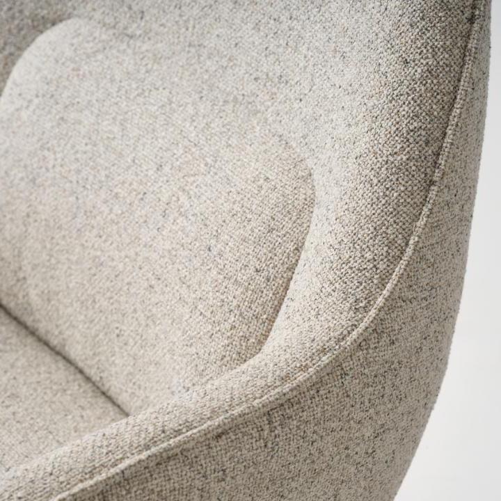 Fotoliu LIVERO OFF WHITE MELANGE