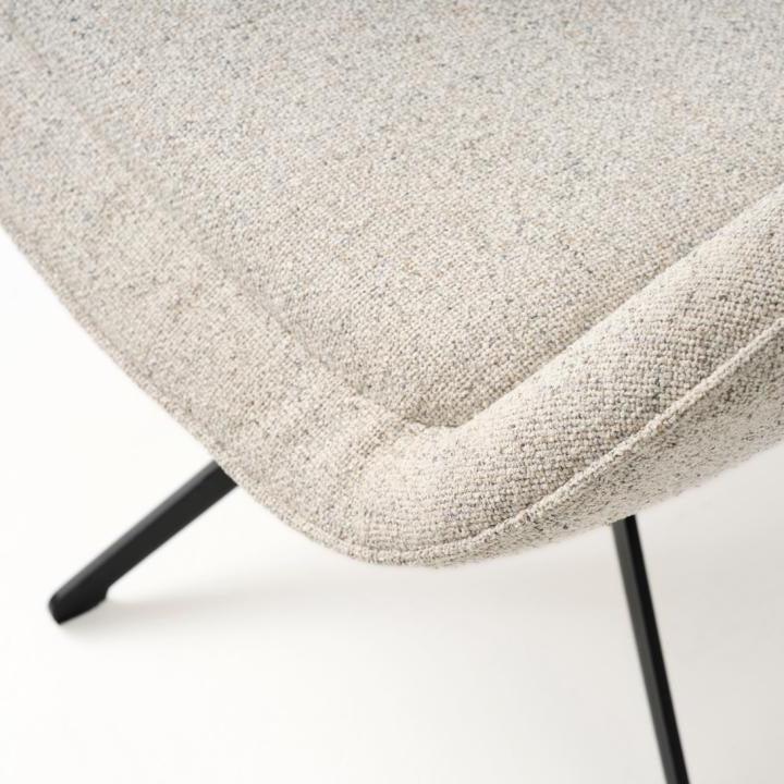 Fotoliu LIVERO OFF WHITE MELANGE