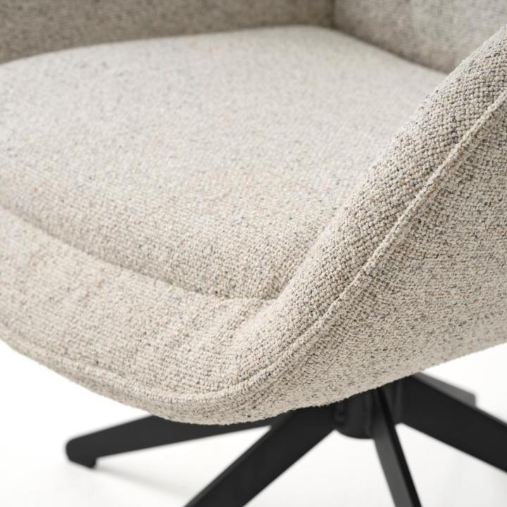 Fotoliu LIVERO OFF WHITE MELANGE