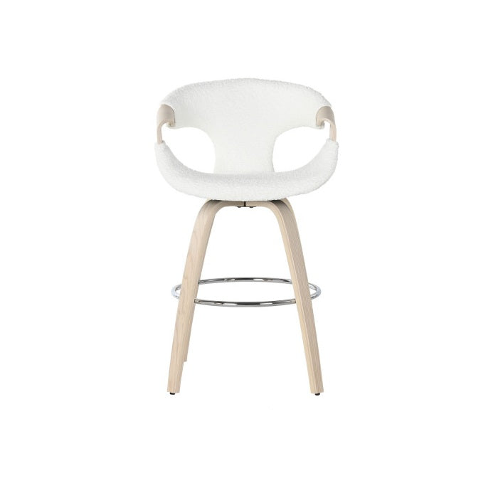 Scaun de bar LOREZNI WHITE H63 CM