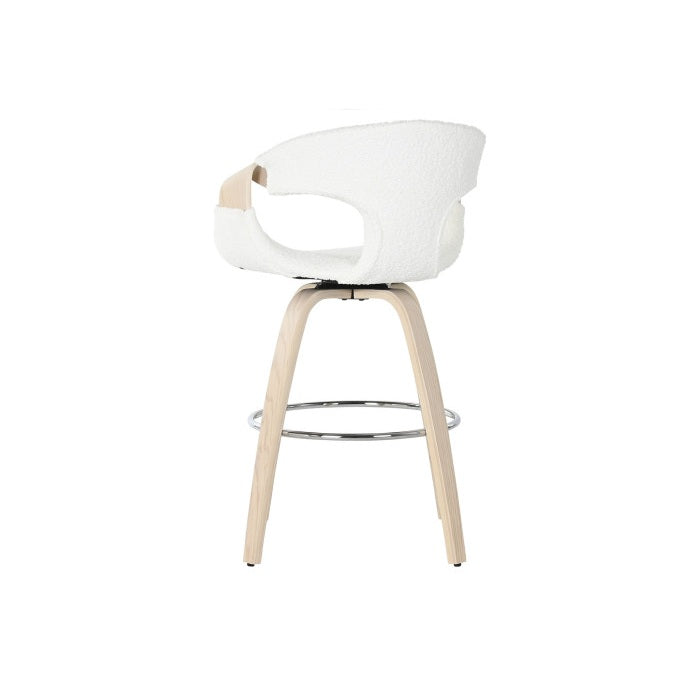 Scaun de bar LOREZNI WHITE H63 CM