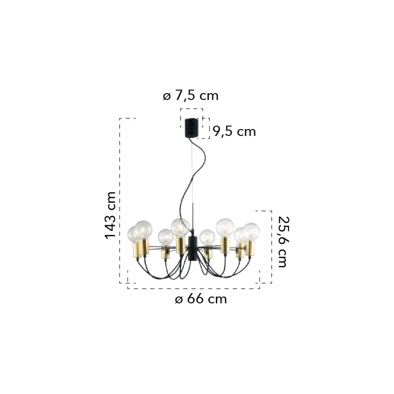 Lampa suspendata AXON 8