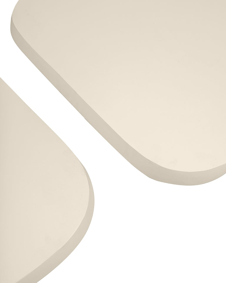 Set 2 masute de cafea MARVONA 55x70x33/58x90x37 CM