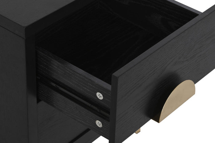 Noptiera CHAMELI BLACK 40 x 50 CM