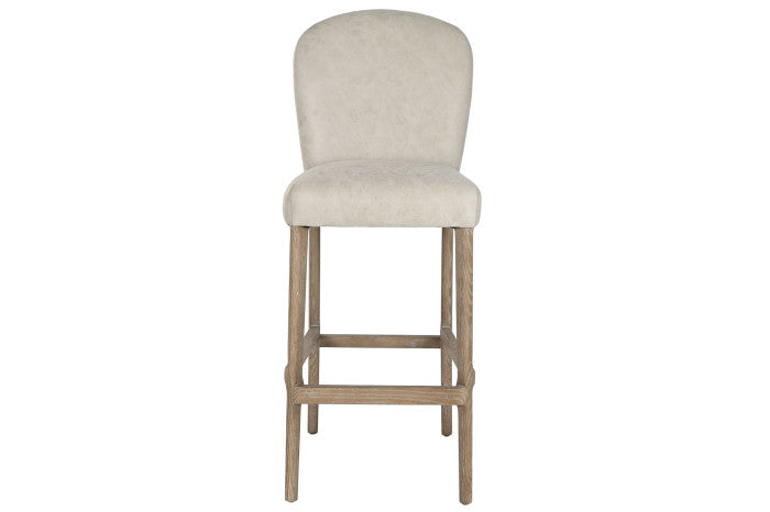 Scaun de bar EVANO DECAPE WHITE H77 CM