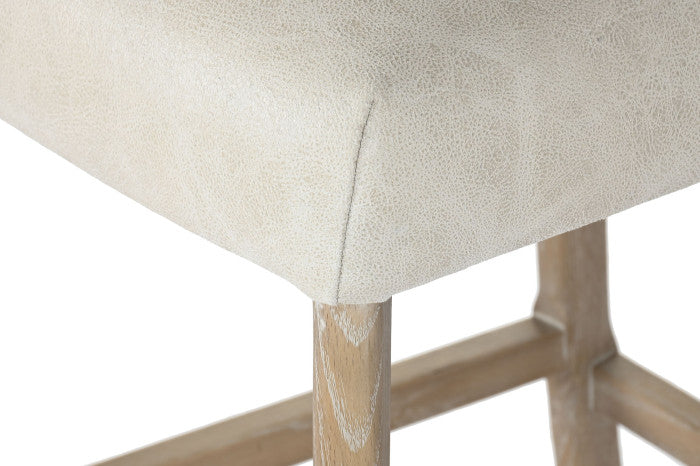 Scaun de bar EVANO DECAPE WHITE H77 CM