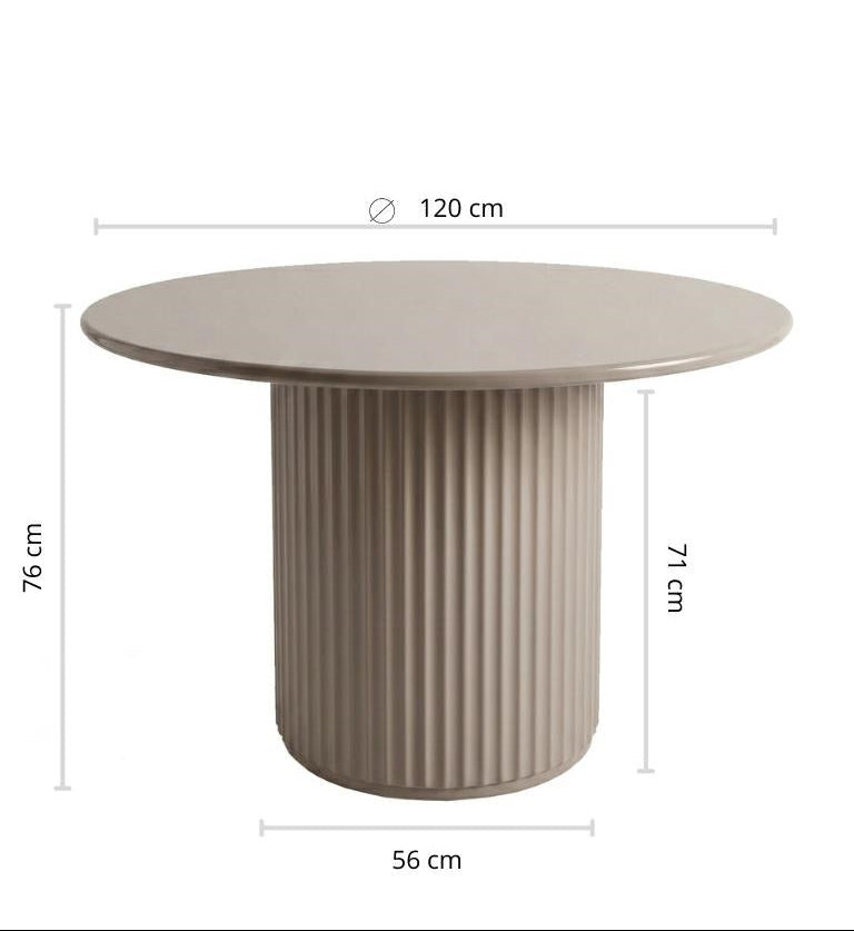 Masa CRAVOLA Ø120 CM