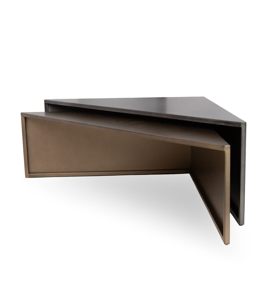Set 2 masute de cafea ABUSO 90/98 x 35/40 CM