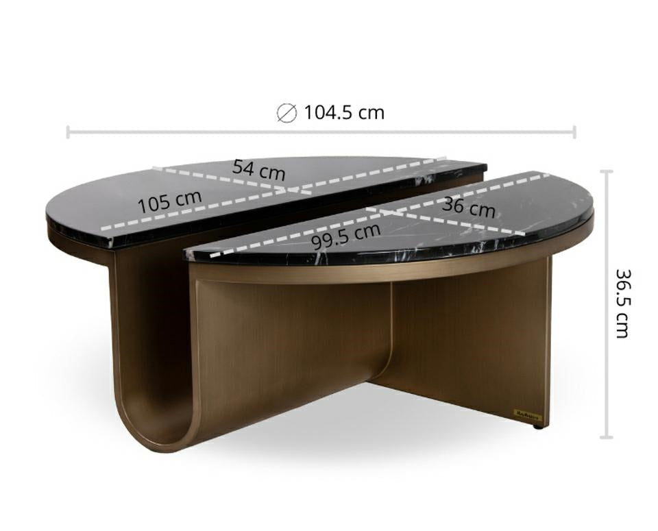 Masuta de cafea VARPER Ø104 x 36 CM