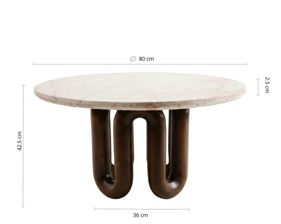 Masuta de cafea CORTES Ø80 x 42 CM