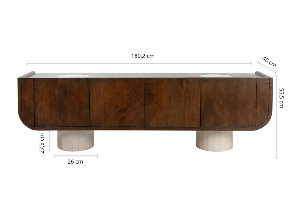 Comoda TV RAGOLA 180 x 40 x 55 CM