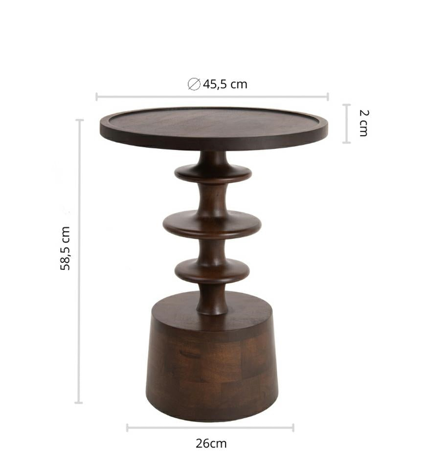 Masuta de cafea BARESA Ø45 x 58 CM