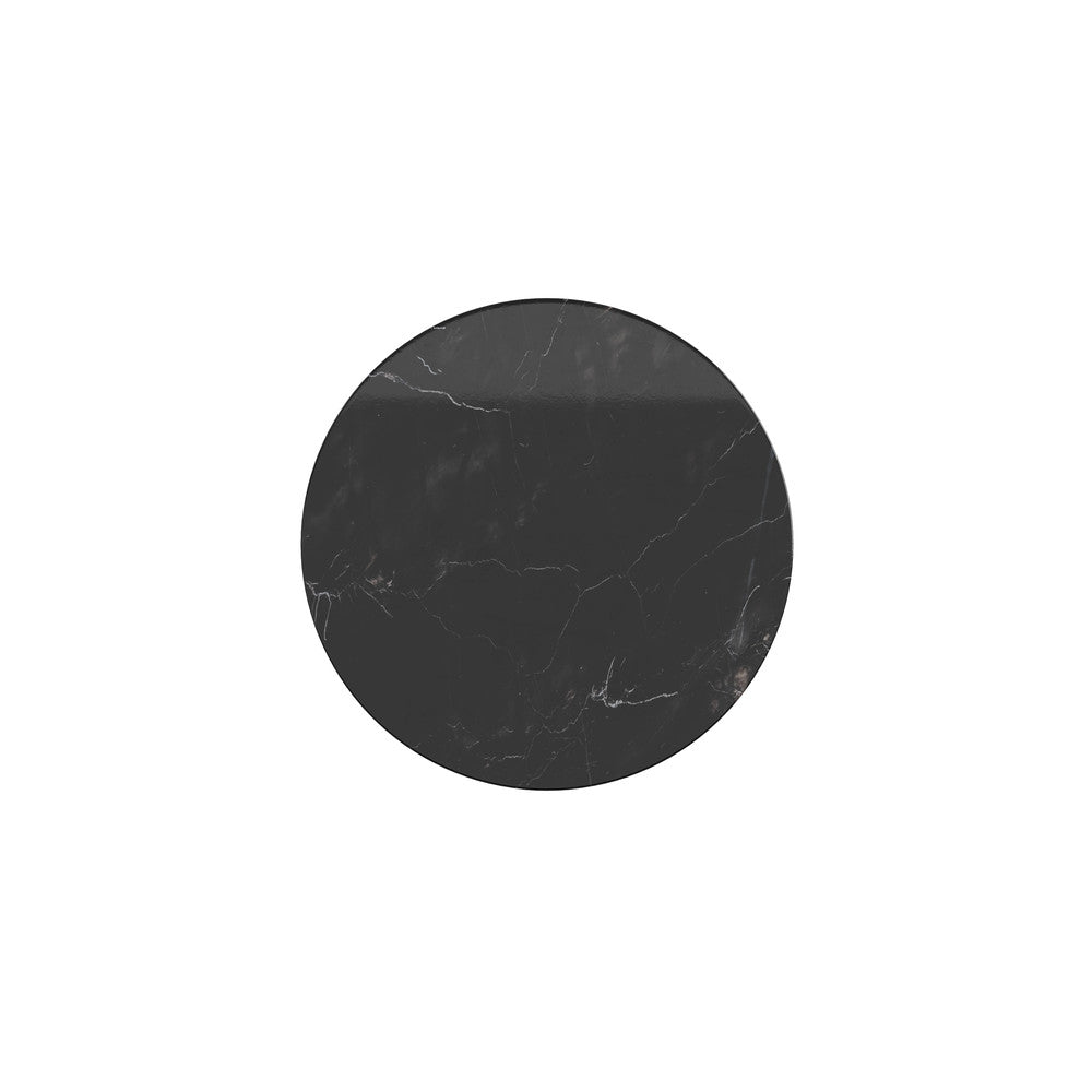 Aplica de perete LUMERE ROUND BLACK MARBLE
