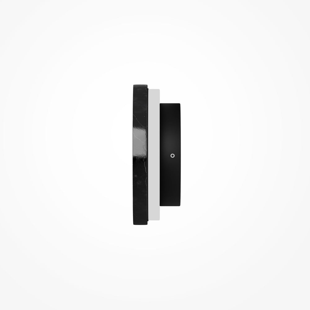Aplica de perete LUMERE ROUND BLACK MARBLE