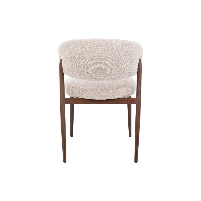 Scaun CASSANDRA WALNUT/BEIGE