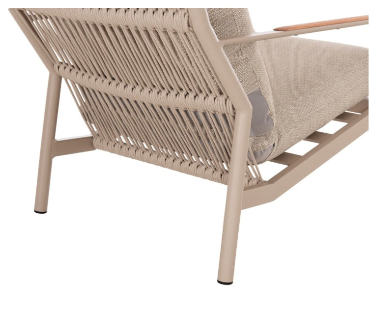 Fotoliu cu taburet OBLIVION BEIGE