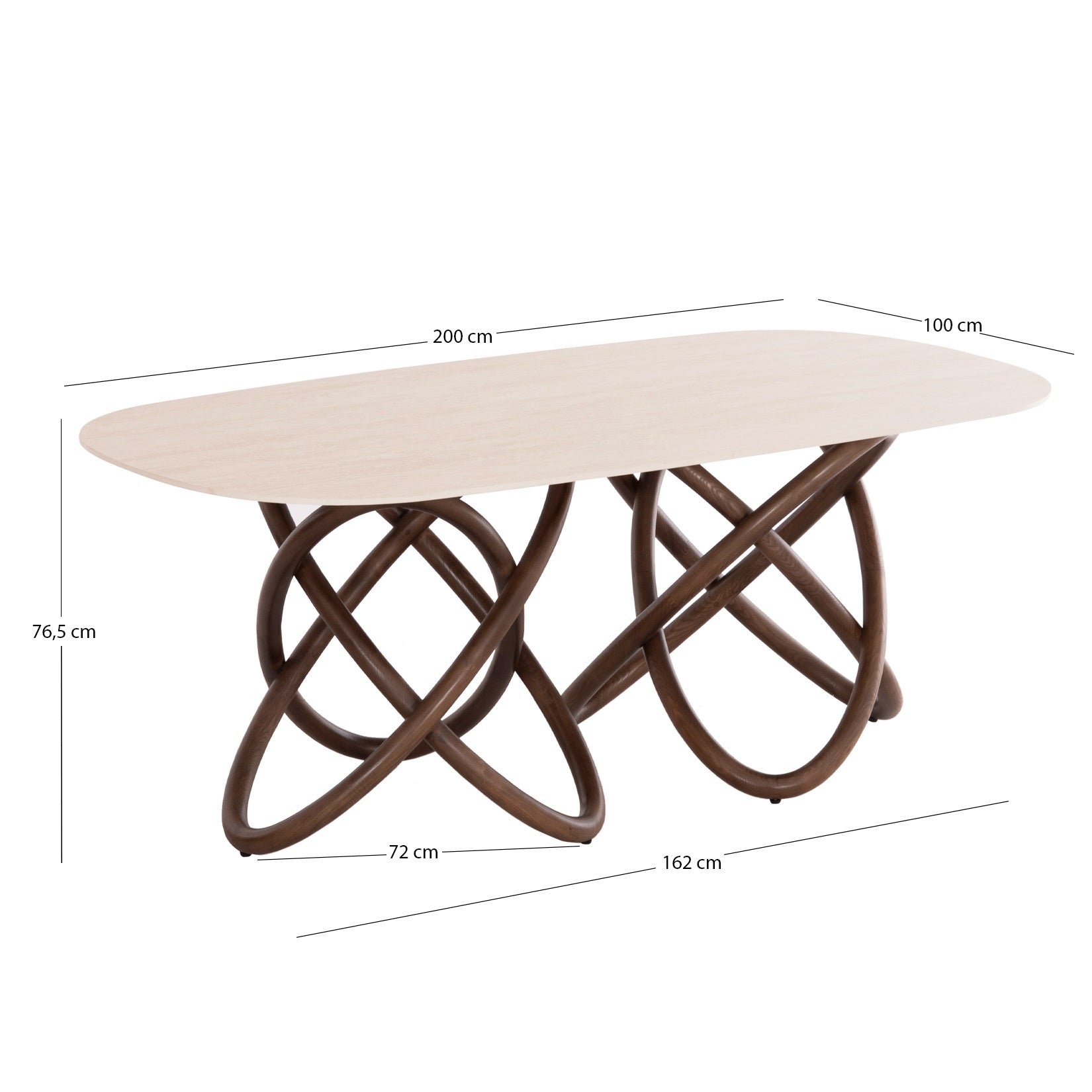 Masa ORBITER CREAM 200 x 100 CM