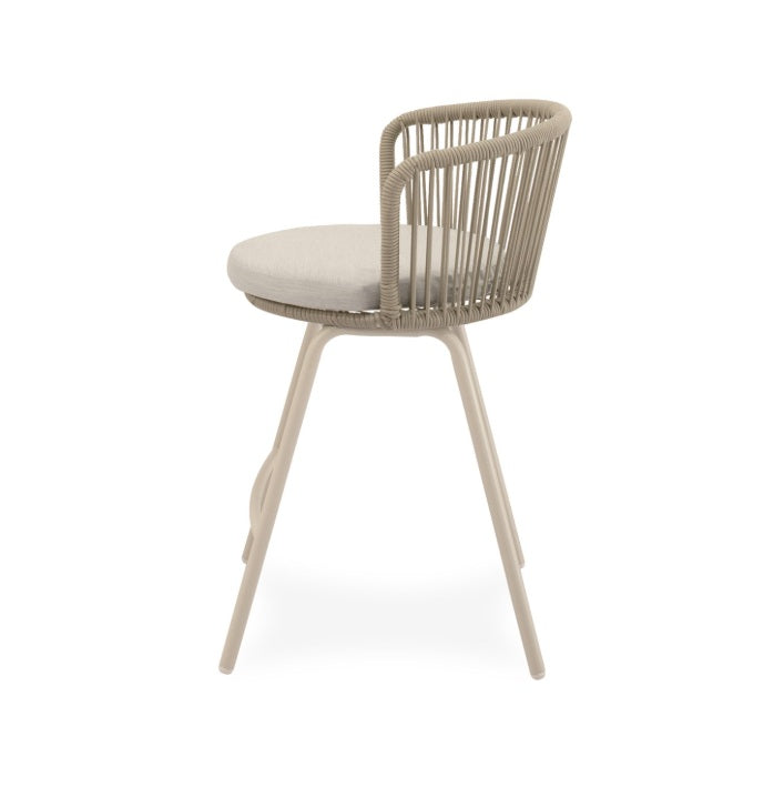 Scaun de bar PIERA BEIGE H64 CM