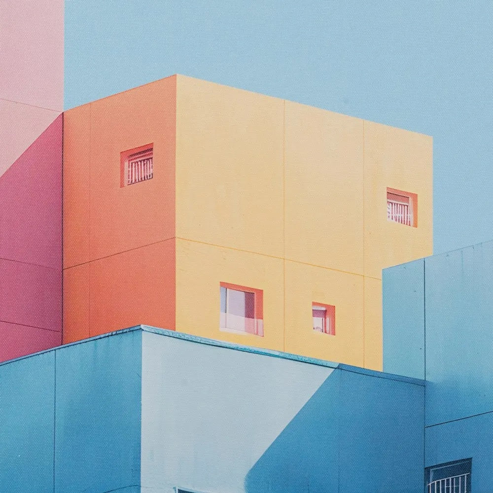 Set 2 tablouri SIGRID BUILDING 50 CM