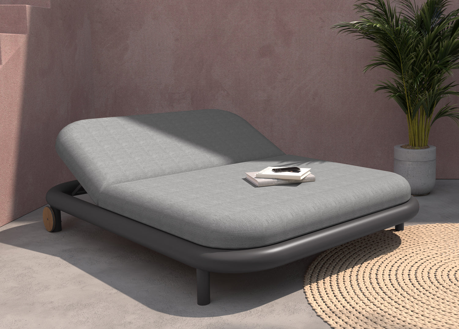 Sezlong dublu EUTOPIA