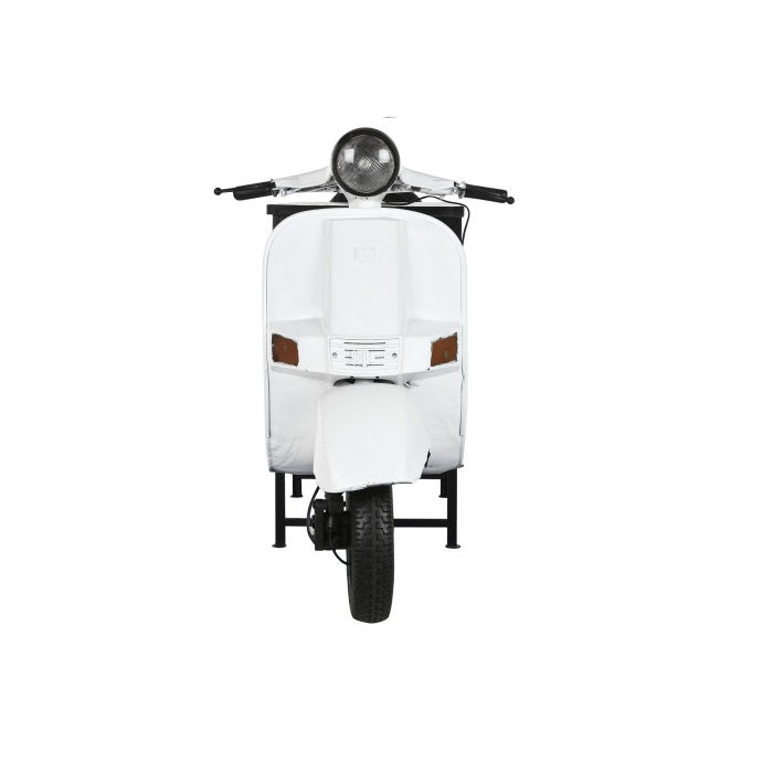 Consola/ Suport sticle vin SMINA SCOOTER WHITE 240 x 72 x 110 CM
