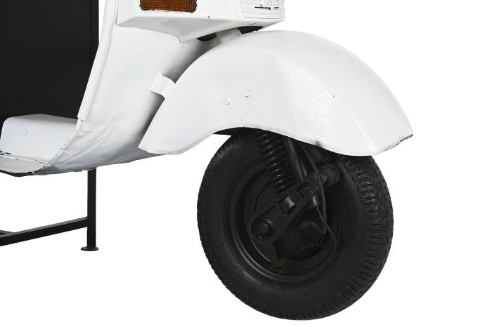 Consola/ Suport sticle vin SMINA SCOOTER WHITE 240 x 72 x 110 CM