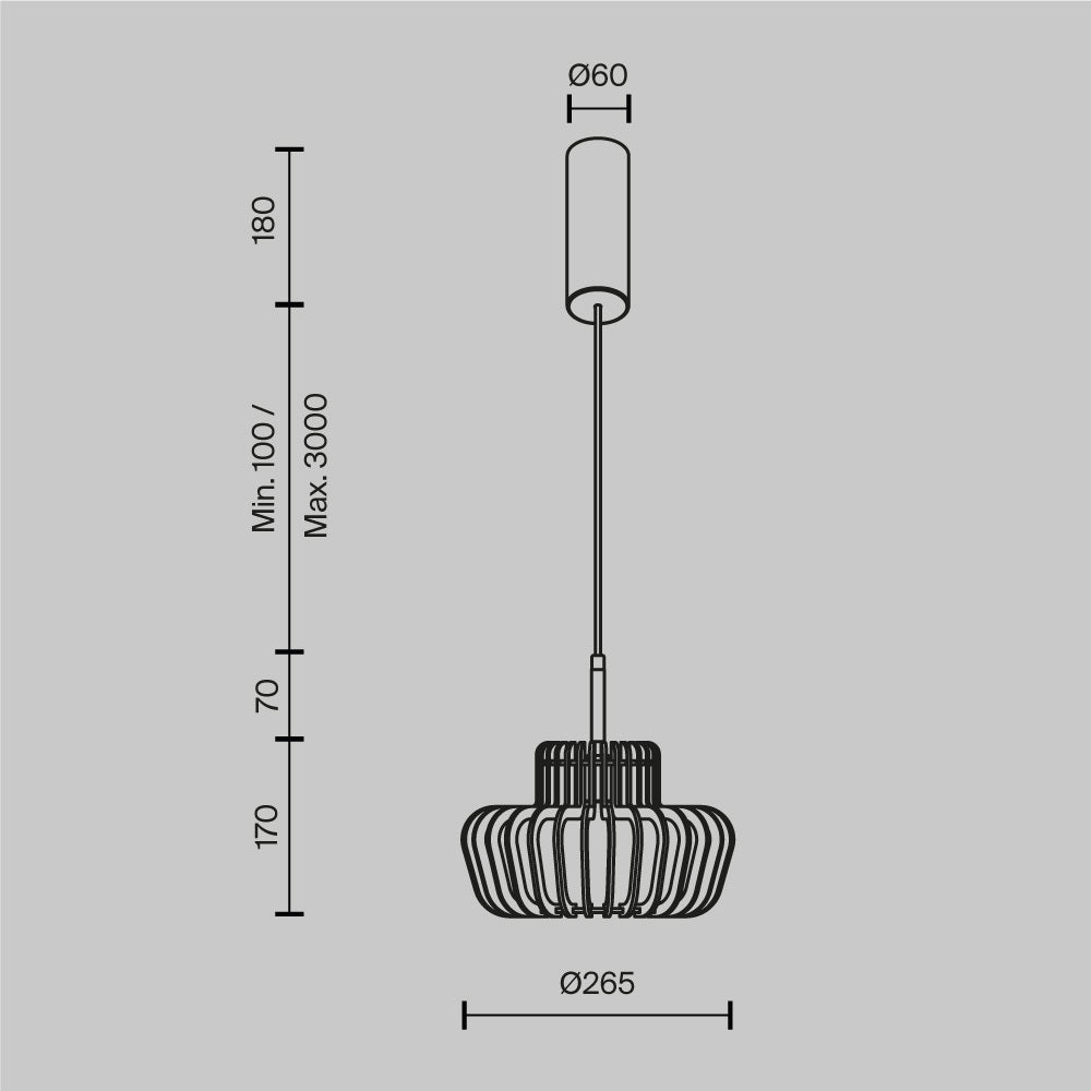 Lampa suspendata ETERIA A
