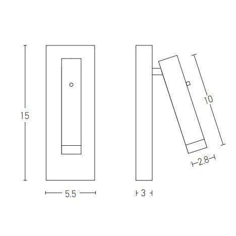 Aplica de perete ABRIL