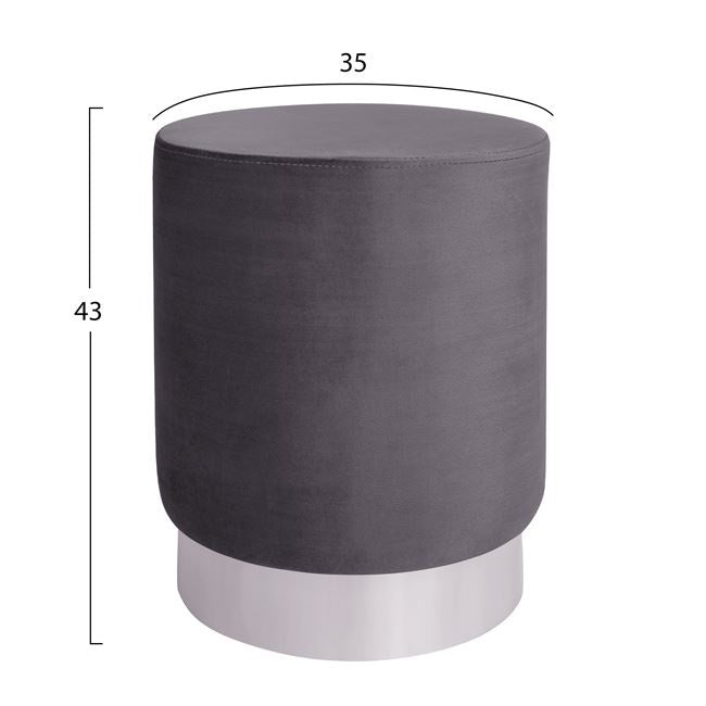 Taburet AGATA ROUND Ø35 CM