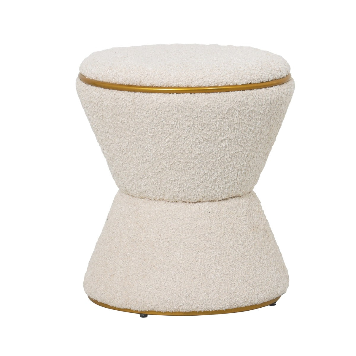 Taburet AGLAVO BOUCLE GOLD Ø38 CM
