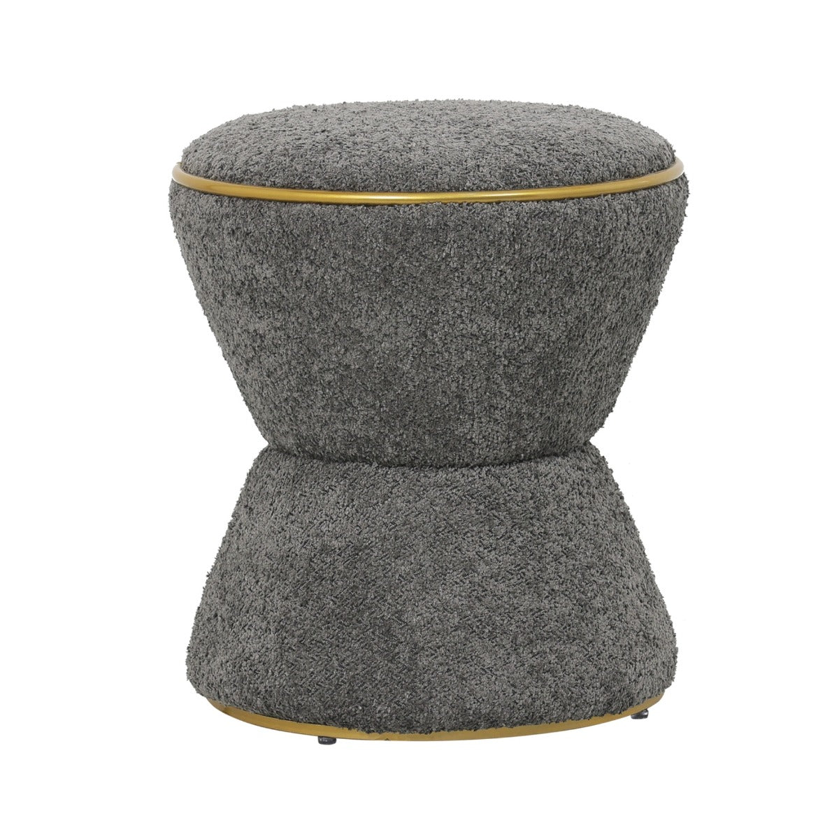 Taburet AGLAVO BOUCLE GOLD Ø38 CM