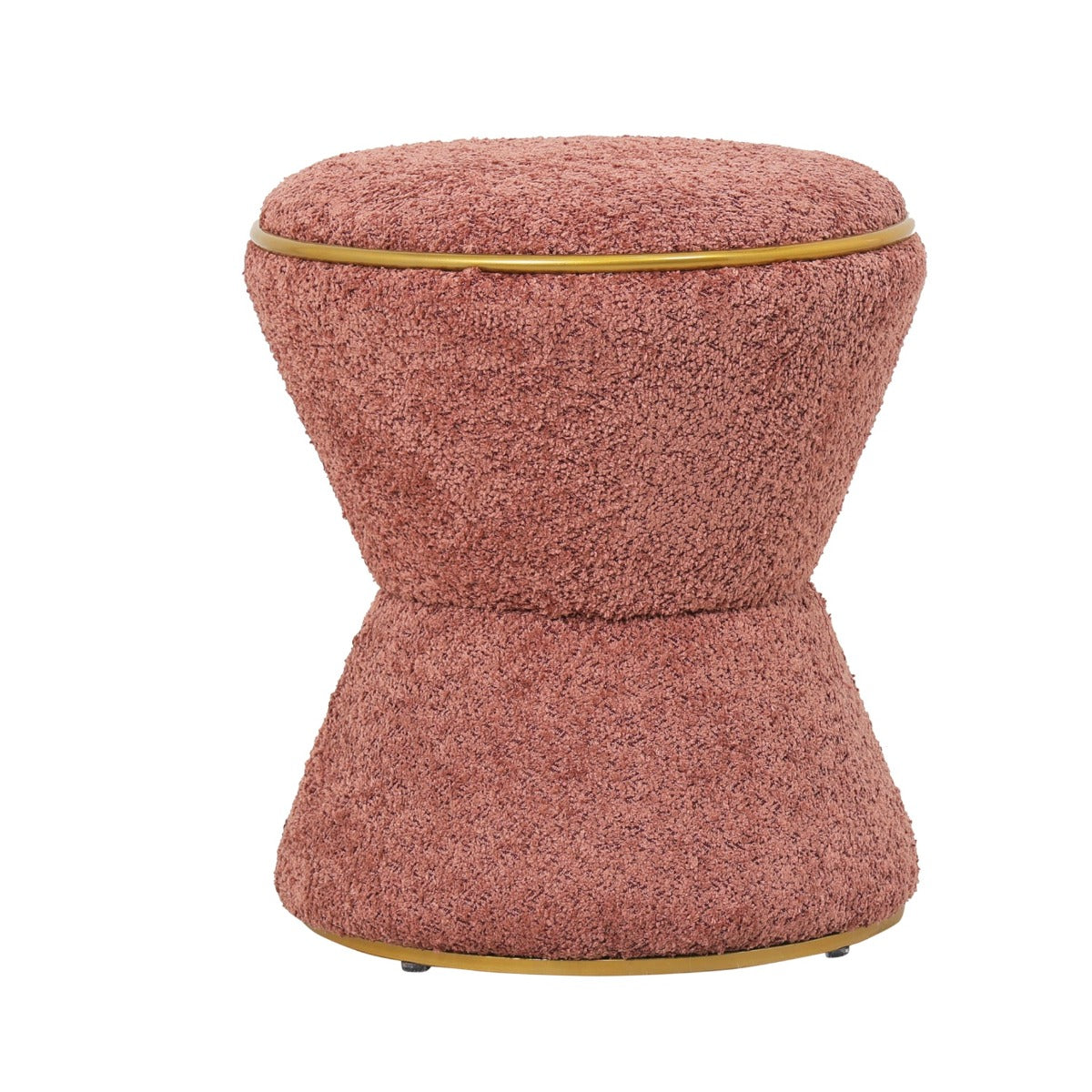 Taburet AGLAVO BOUCLE GOLD Ø38 CM