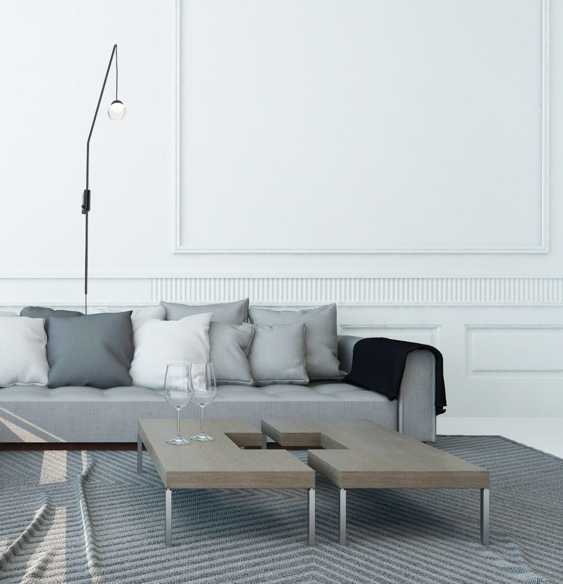 Aplica de perete ALEO BLACK