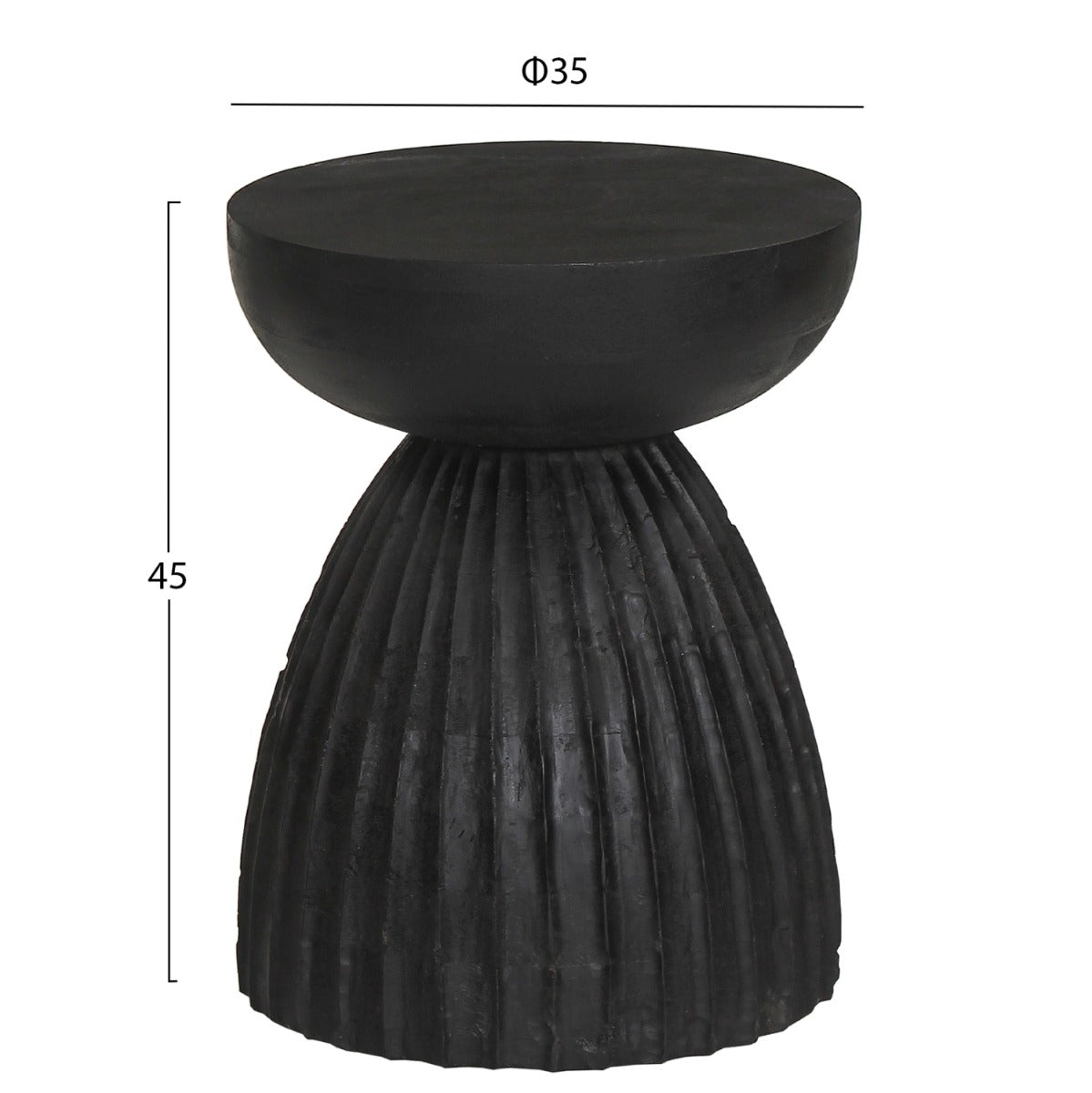 Masuta de cafea/ Taburet ALMETA Ø35 x 45 CM